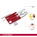 Victorinox SwissCard Nailcare - 13 Functions 82 mm Red