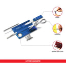 Victorinox SwissCard Classic - 13 Functions LED 82 mm Blue