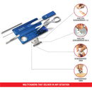 Victorinox SwissCard Classic - 13 Functions LED 82 mm Blue