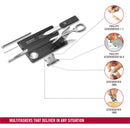 Victorinox Swiss Card Lite - 13 Functions, LED 82 mm Black Translucent