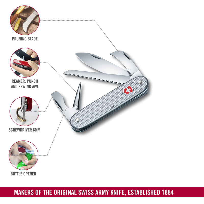 Victorinox Swiss Army Knife Alox 7 Functions 93 mm Silver
