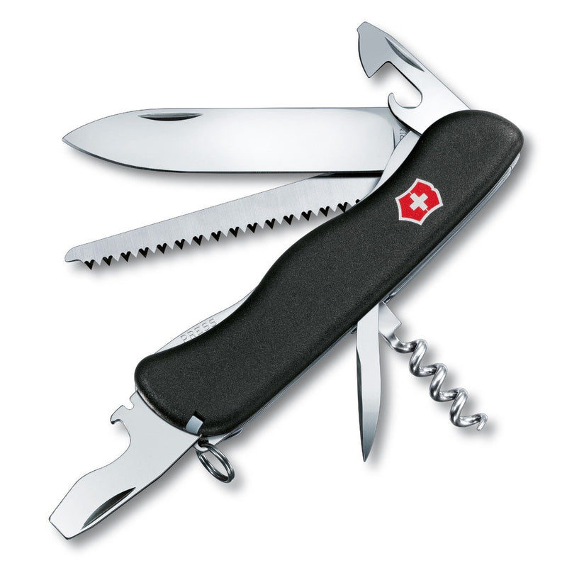 Victorinox Swiss Army Knife-Forester-12 Functions Multi-utility Tool 111 mm Black