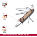 Victorinox Swiss Army Knife - Trailmaster - 12 Functions Multi-utility Tool 111 mm Brown
