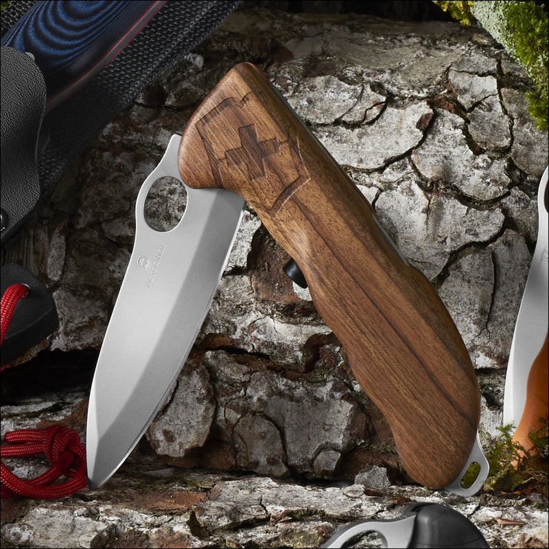 Victorinox Hunter Pro Wood, 136mm, Walnut Wood, Swiss Made