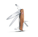 Victorinox Ranger Wood 55 Swiss Army Knife 10 Functions 130 mm Brown