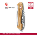 Victorinox Wine Master Swiss Army Knife 6 Functions Olive Wood 130 mm Brown