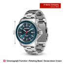 Wenger Swiss Made SEAFORCE Chronograph Blue Dial Men's Watch