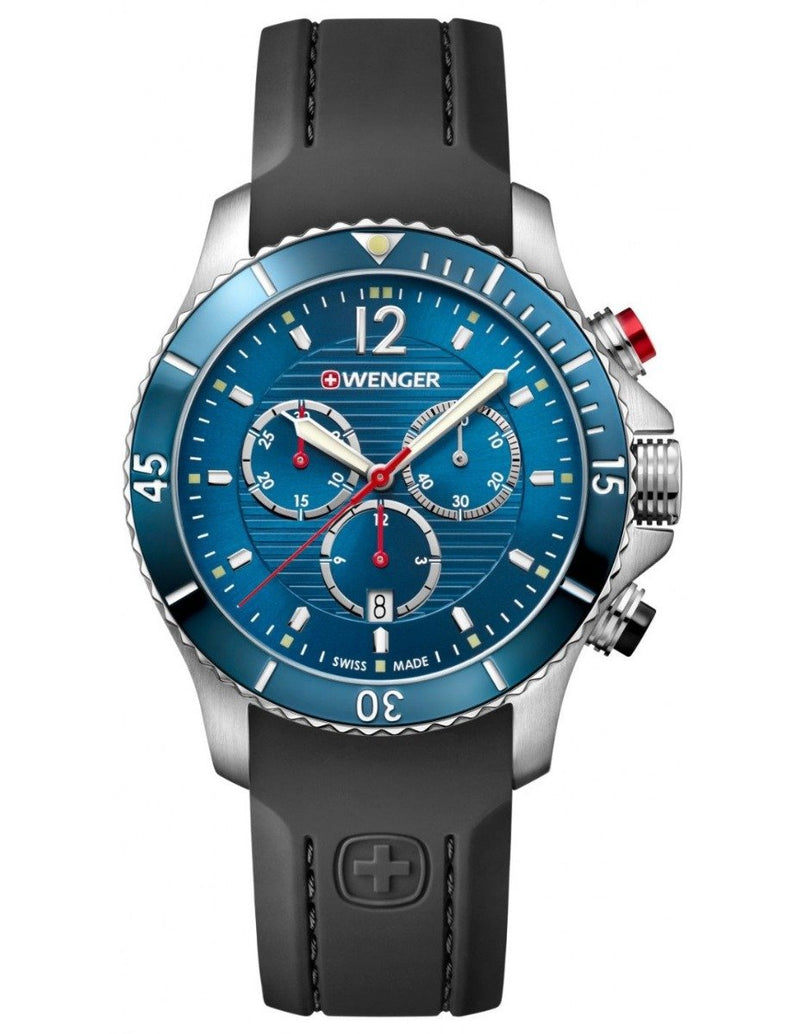 Wenger Swiss Made Seaforce Chrono analog quartz Blue Dial Men’s Watch