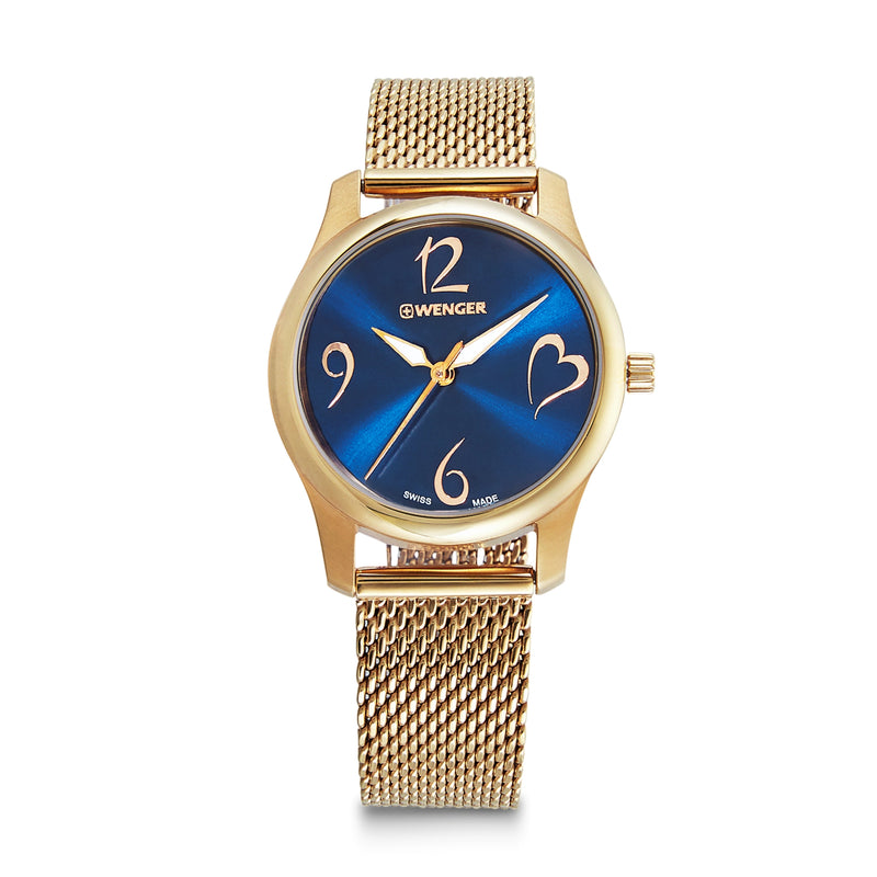 Wenger Swiss Made City Very Lady Analog Blue Dial Women's Watch