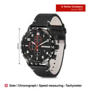 Wenger Swiss Made Attitude Chrono Chronograph Black Dial Men's Watch