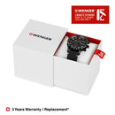 Wenger Swiss Made Attitude Chrono Chronograph Black Dial Men's Watch