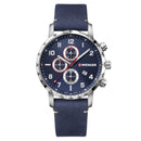 Wenger Swiss Made Attitude Chrono Chronograph Blue Dial Men's Watch