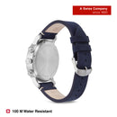 Wenger Swiss Made Attitude Chrono Chronograph Blue Dial Men's Watch