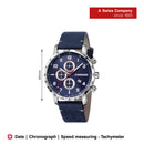 Wenger Swiss Made Attitude Chrono Chronograph Blue Dial Men's Watch