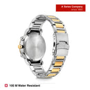 Wenger Swiss Made Attitude Chrono Chronograph Blue Dial Men's Watch