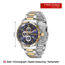Wenger Swiss Made Attitude Chrono Chronograph Blue Dial Men's Watch