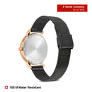 Wenger Swiss Made Urban Metropolitan Chronograph Black Dial Women's Watch