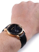 Wenger Swiss Made Analog Quartz Men’s Watch Urban Classic Black Dial