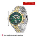 Wenger Swiss Made Urban Classic Chronograph Green Dial Men’s Watch