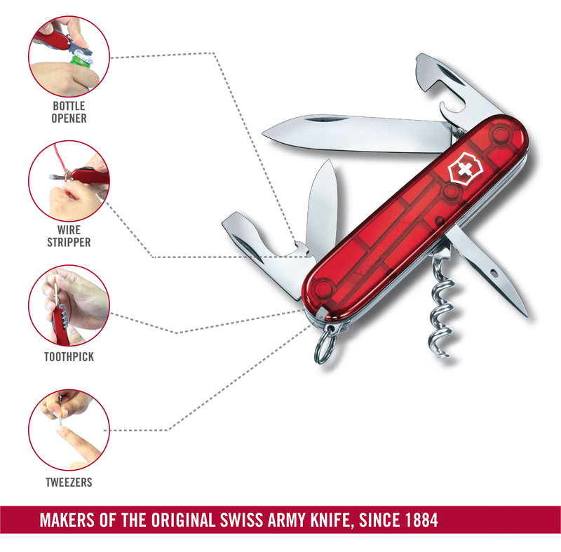 Victorinox Spartan Swiss Army Knife 12 Functions 91 mm Red