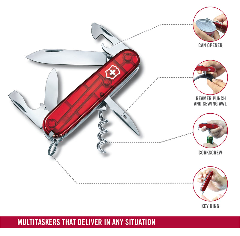 Victorinox Spartan Swiss Army Knife 12 Functions 91 mm Red