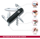 Victorinox Spartan Swiss Army Knife 12 Functions 91 mm Black
