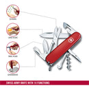 Victorinox Swiss Army Knife - Climber - 14 Functions 91 mm Red