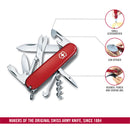 Victorinox Swiss Army Knife - Climber - 14 Functions 91 mm Red
