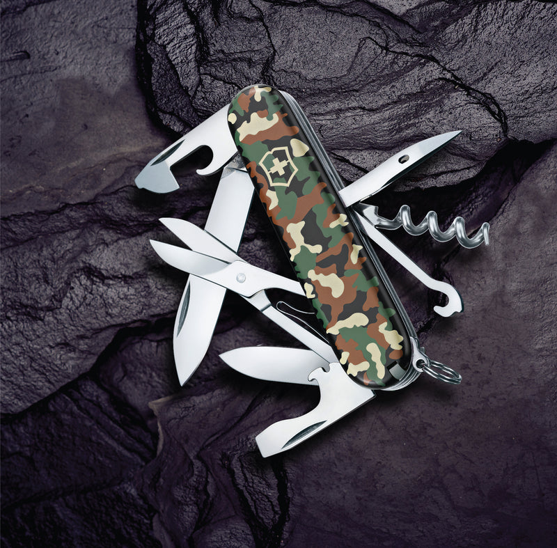 Victorinox Climber Swiss Army Knife 14 Functions 91 mm Green Camouflage