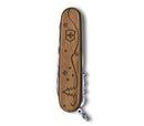 Victorinox Climber Wood, Special Edition 2020 Swiss Army Knife 13 Functions Walnut Wood 91 mm, Brown