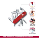 Victorinox Super Tinker Swiss Army Knife 14 Functions 91 mm Red