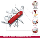 Victorinox Swiss Army Knife - Explorer - 16 Functions 91 mm Red