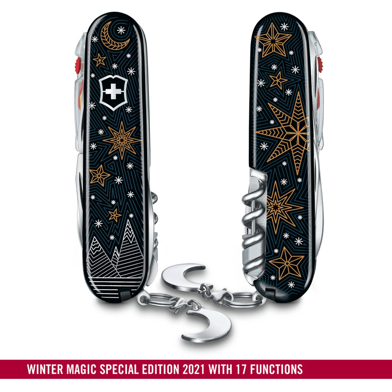 Victorinox Climber Lite Winter Magic Special Edition 2021 Swiss Army Knife 17 Functions 91 mm Black