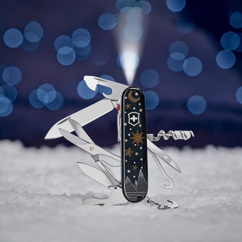 Victorinox Climber Lite Winter Magic Special Edition 2021 Swiss Army Knife 17 Functions 91 mm Black