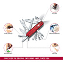 Victorinox Huntsman lite Swiss Army Knife 21 Functions 91 mm Red