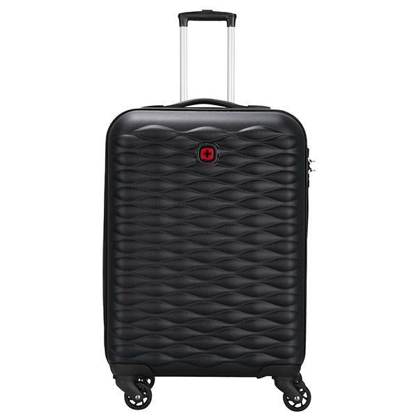 Wenger In-Flight Carry-on Hardside Suitcase, 38 Litres, Black, Swiss designed-blend of style & function