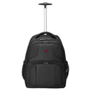 Wenger 18.5" Rolling Computer Backpack, 30 Litres, Black, Swiss Designed-blend of style & function