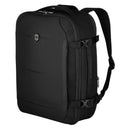 Victorinox, Crosslight Boarding Bag, 37 litres, Black, With 15.6 Inch Laptop Pocket, Backpack