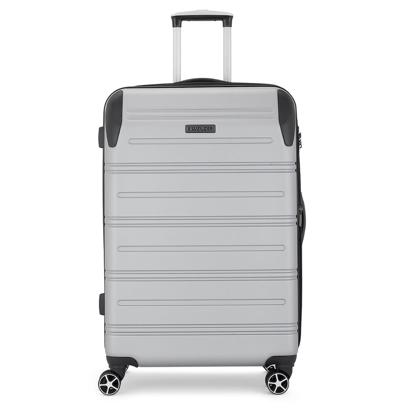 Wenger Static-Pro Large Hardside Suitcase, 106 Litres, Grey, Swiss designed-blend of style & function