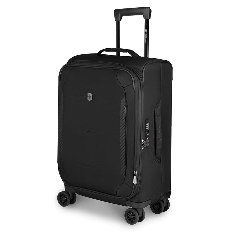 Victorinox, Crosslight, Frequent Flyer Plus Softside Cabin Luggage, 46 litres, Black, Trolley Bag