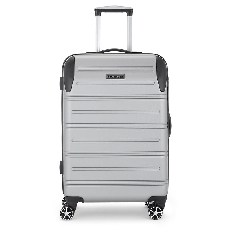 Wenger Static-Pro Medium Hardside Suitcase, 67 Litres, Grey, Swiss designed-blend of style & function