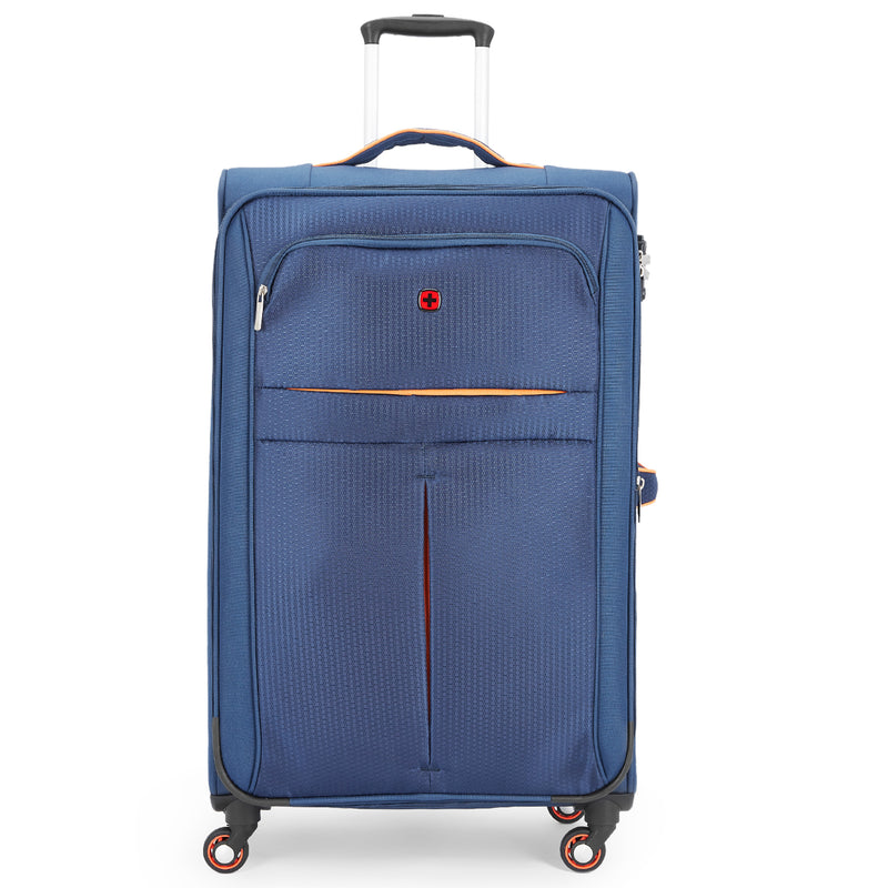 Wenger Fiero Large Softside Suitcase, 116 Litres, Blue, Swiss designed