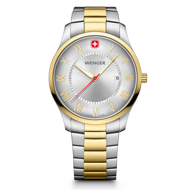 Buy Wenger Edge Romans Men Gold Toned Swiss Dial Watch 01.1141.121 - Watches  for Men 1797144 | Myntra
