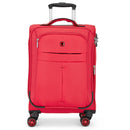 Wenger Fiero-Pro Carry-on Softside Suitcase, 45 Litres, Red/Black, Swiss designed-blend of style & function