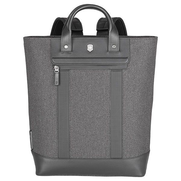 Victorinox Architecture Urban 2.0 2-Way Carry Tote/Backpack with 15" Laptop, 20 Litres, Melange Grey