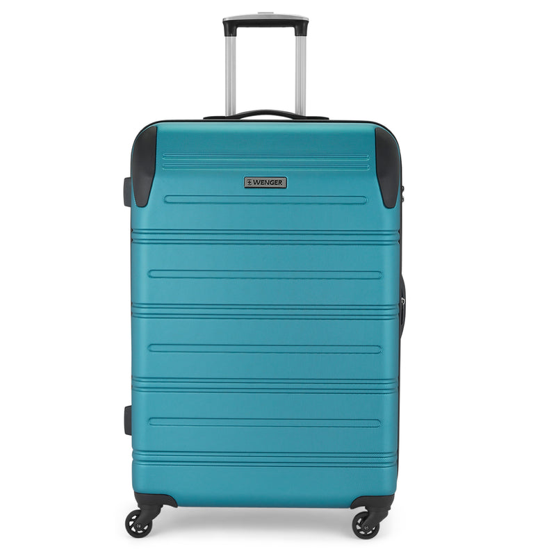 Wenger Static Large Hardside Suitcase, 106 Litres, Fresh Blue, Swiss designed