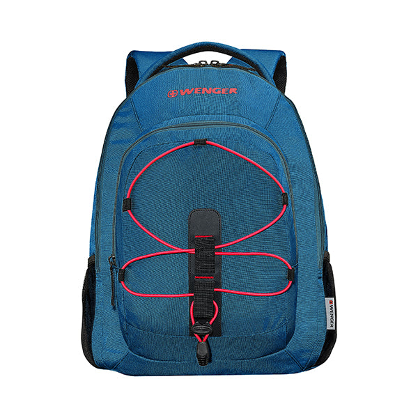 Wenger BTS MARS Laptop Backpack with 16" laptop & 10" tablet in Blue (26 Litres)-Swiss designed