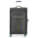 Wenger Fiero-Pro Large Softside Suitcase, 116 Litres, Black/Green, Swiss designed-blend of style & function