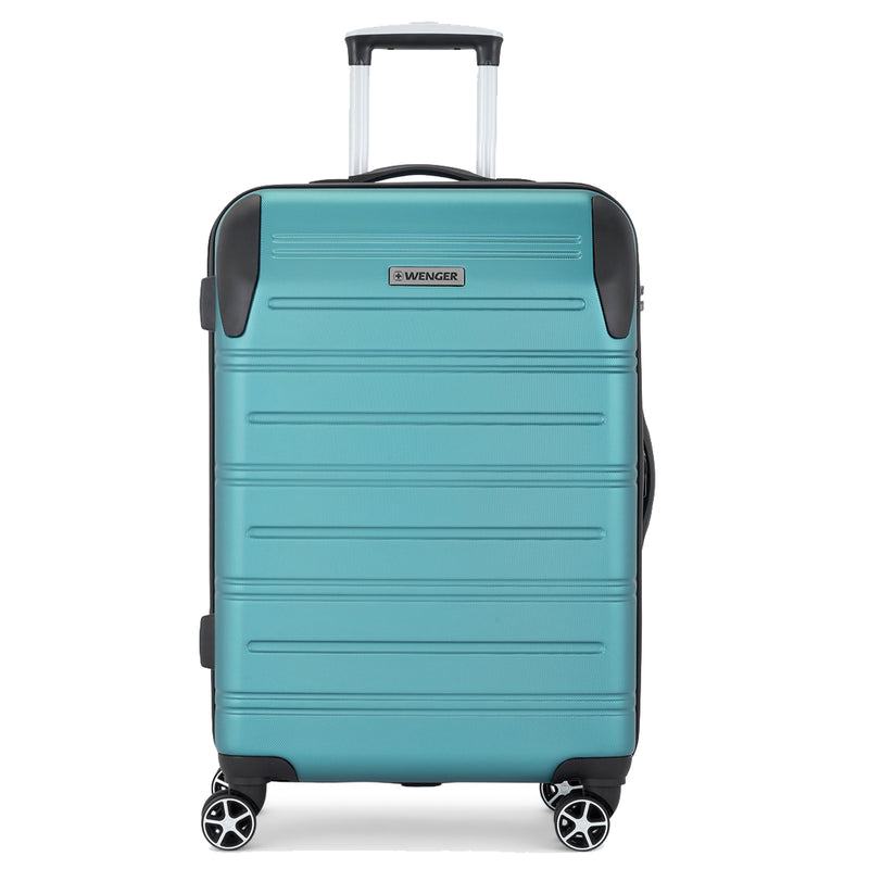 Wenger Static-Pro Medium Hardside Suitcase, 67 Litres, Teal, Swiss designed-blend of style & function