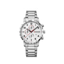 Wenger Swiss Made Attitude Chrono Chronograph Silver Dial Men's Watch